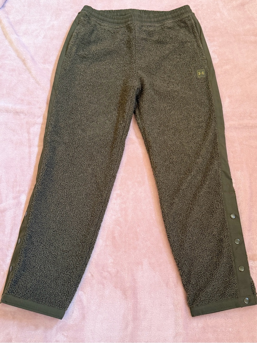 Under Armour women UA High Pile Fleece Pants Size M